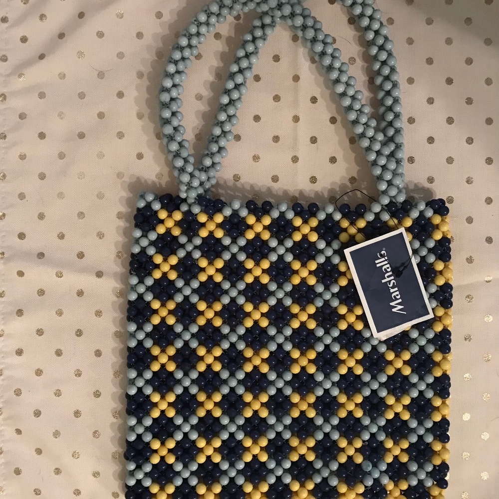 NWT Beaded Tote Bag